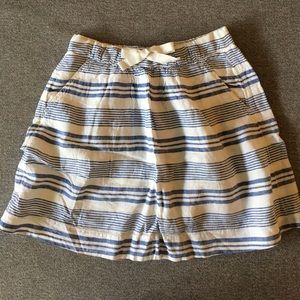 Striped Linen Skirt